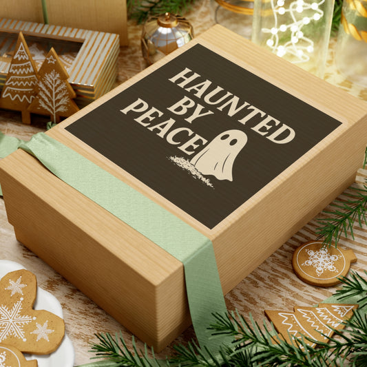 Haunted By Peace Sticker | Ghost Vinyl Sticker