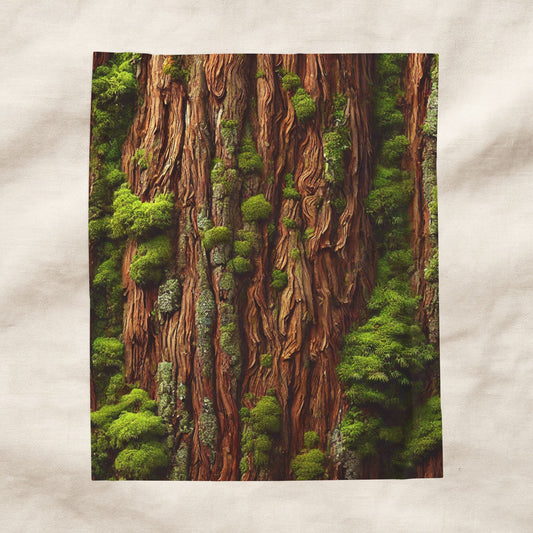"The Cedar Sanctuary" Blanket | The Forest Line – Cozy, Soft & Inspired by Nature