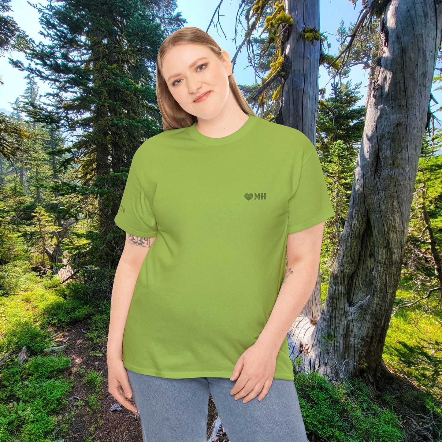 Moss Hugger Tee | Treehugger Back Graphic