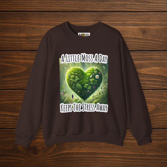 "Moss Therapy" Crewneck | Cozy Up & Let Nature Heal
