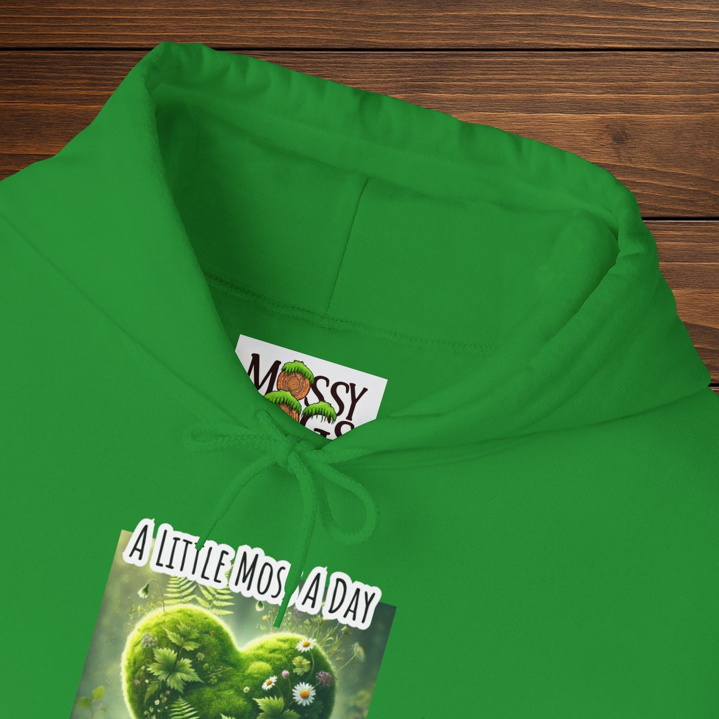 "Moss Therapy" Hoodie | Cozy Comfort for a Calm Mind