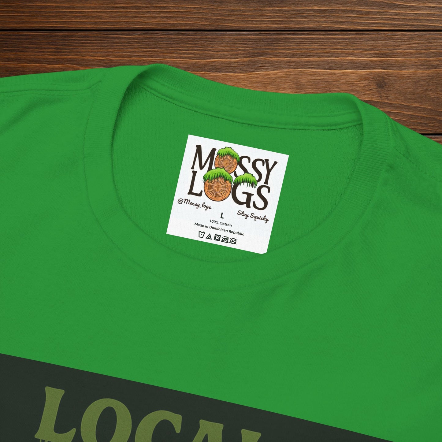 Local Moss Cryptid Tee | Soft Forest Creature Design