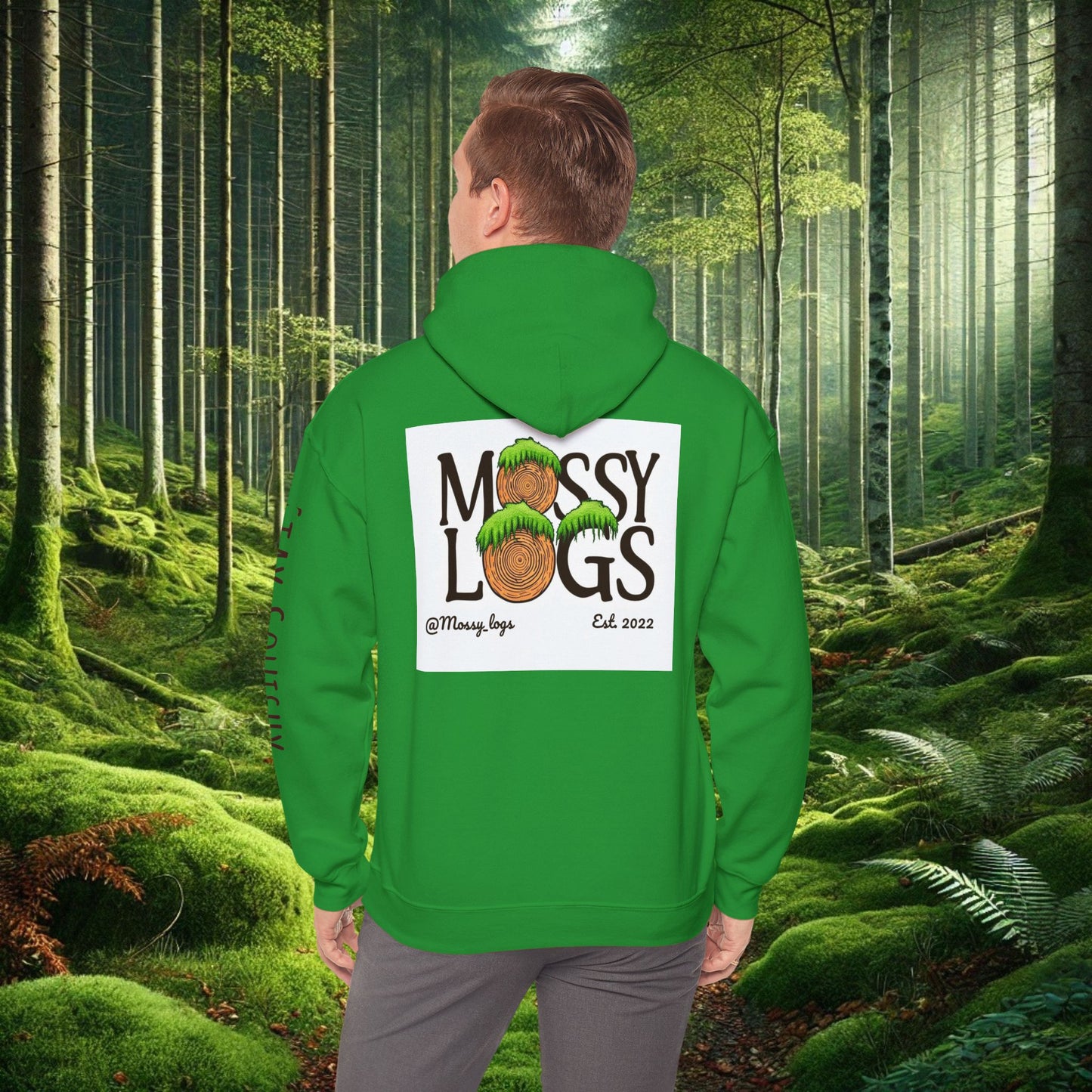 "Moss Therapy" Hoodie | Cozy Comfort for a Calm Mind