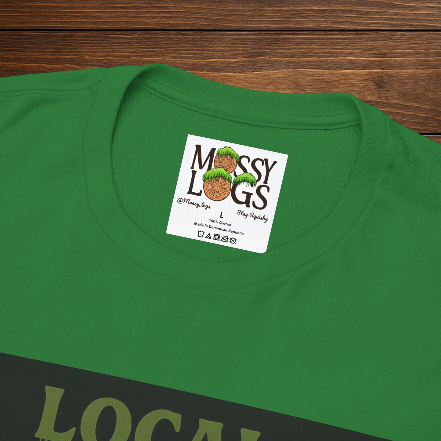 Local Moss Cryptid Tee | Soft Forest Creature Design