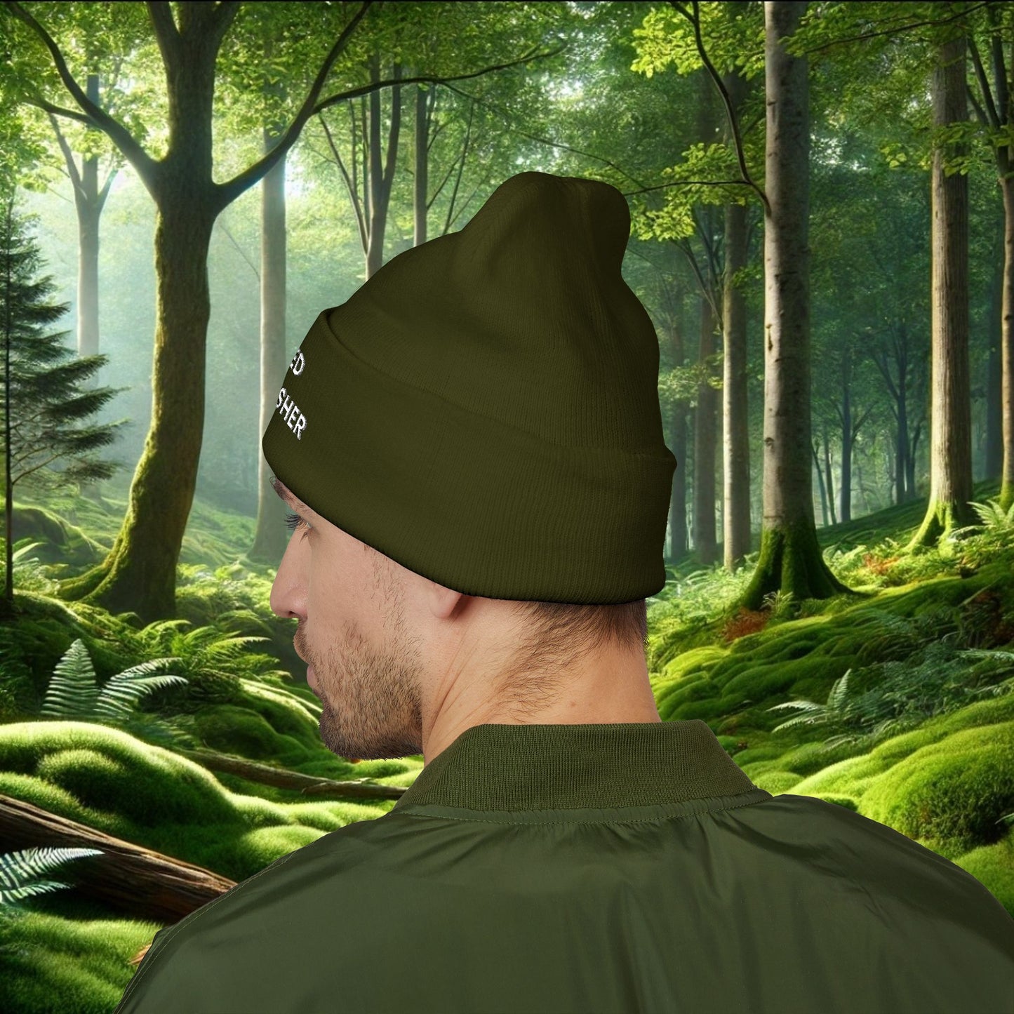 "Certified Moss Squisher" Embroidered Beanie | Stay Warm & Squishy