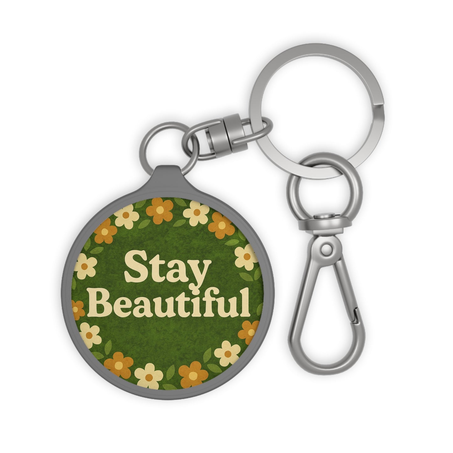 Stay Beautiful Keyring | A Mossy Reminder