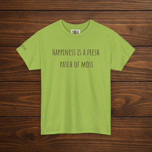 "Happiness Is a Fresh Patch of Moss" Tee | Soft, Cozy, & Squishy