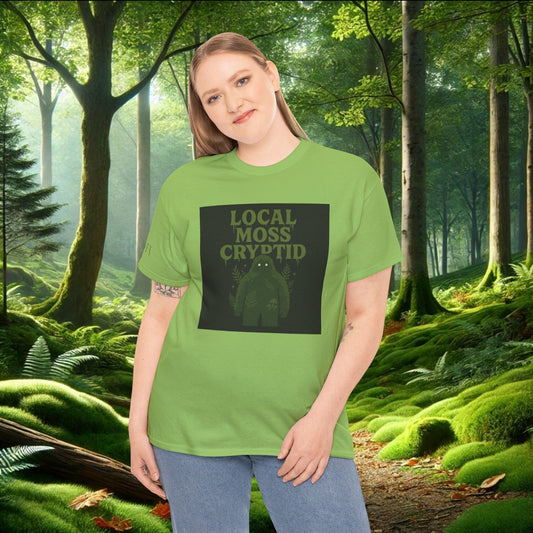 Local Moss Cryptid Tee | Soft Forest Creature Design