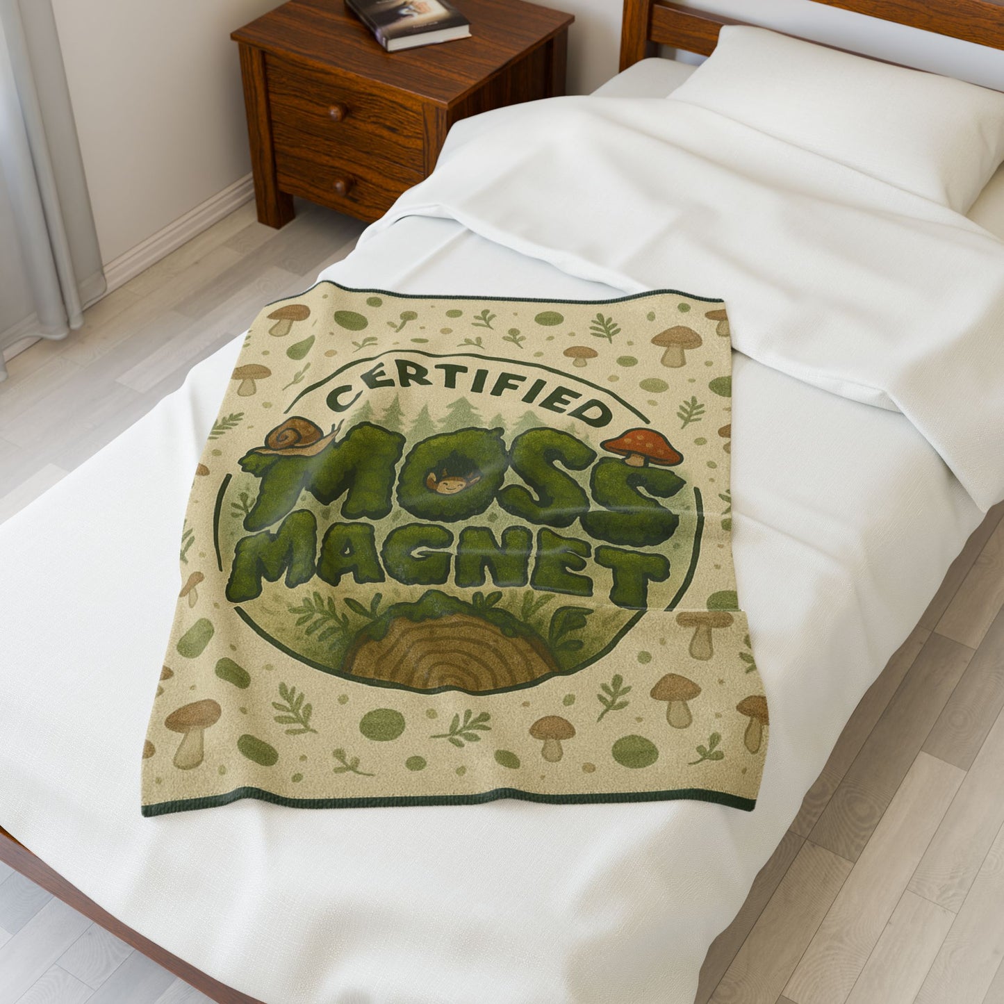 Certified Moss Magnet Blanket | Cozy Forest Creature Throw