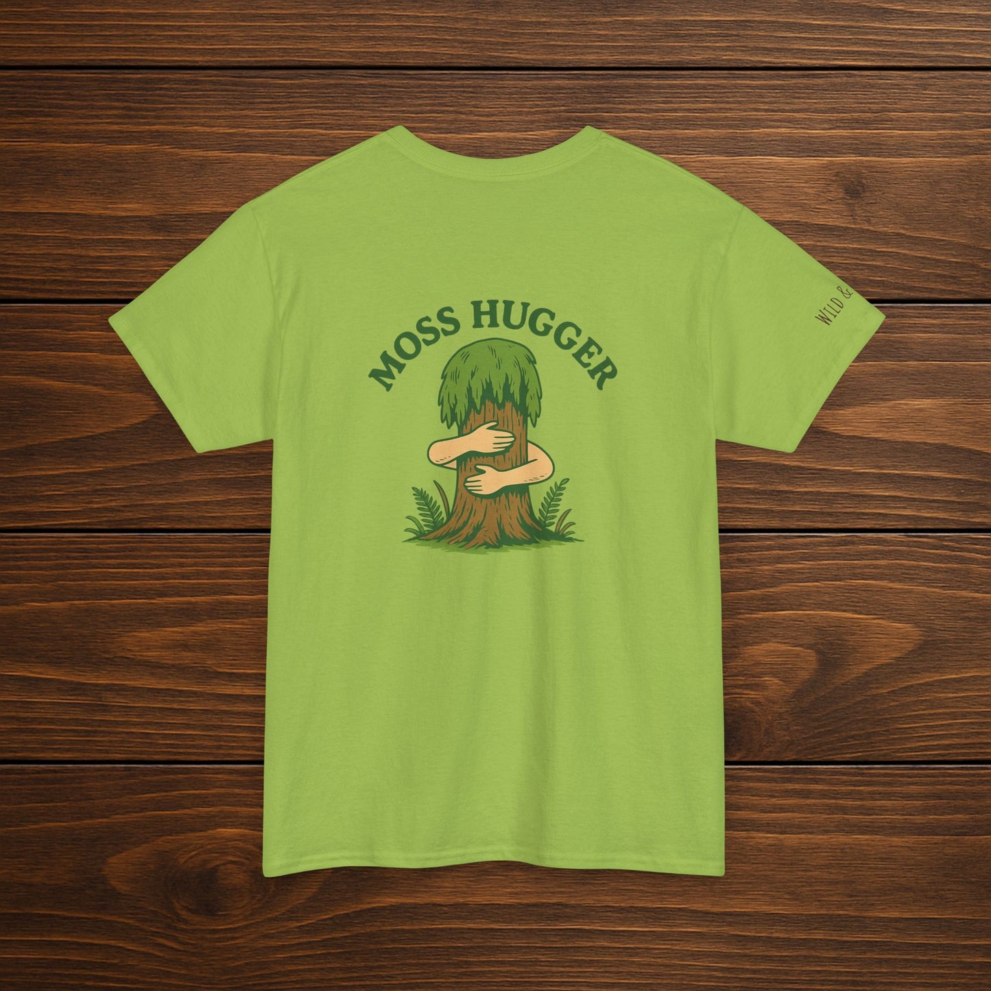 Moss Hugger Tee | Treehugger Back Graphic