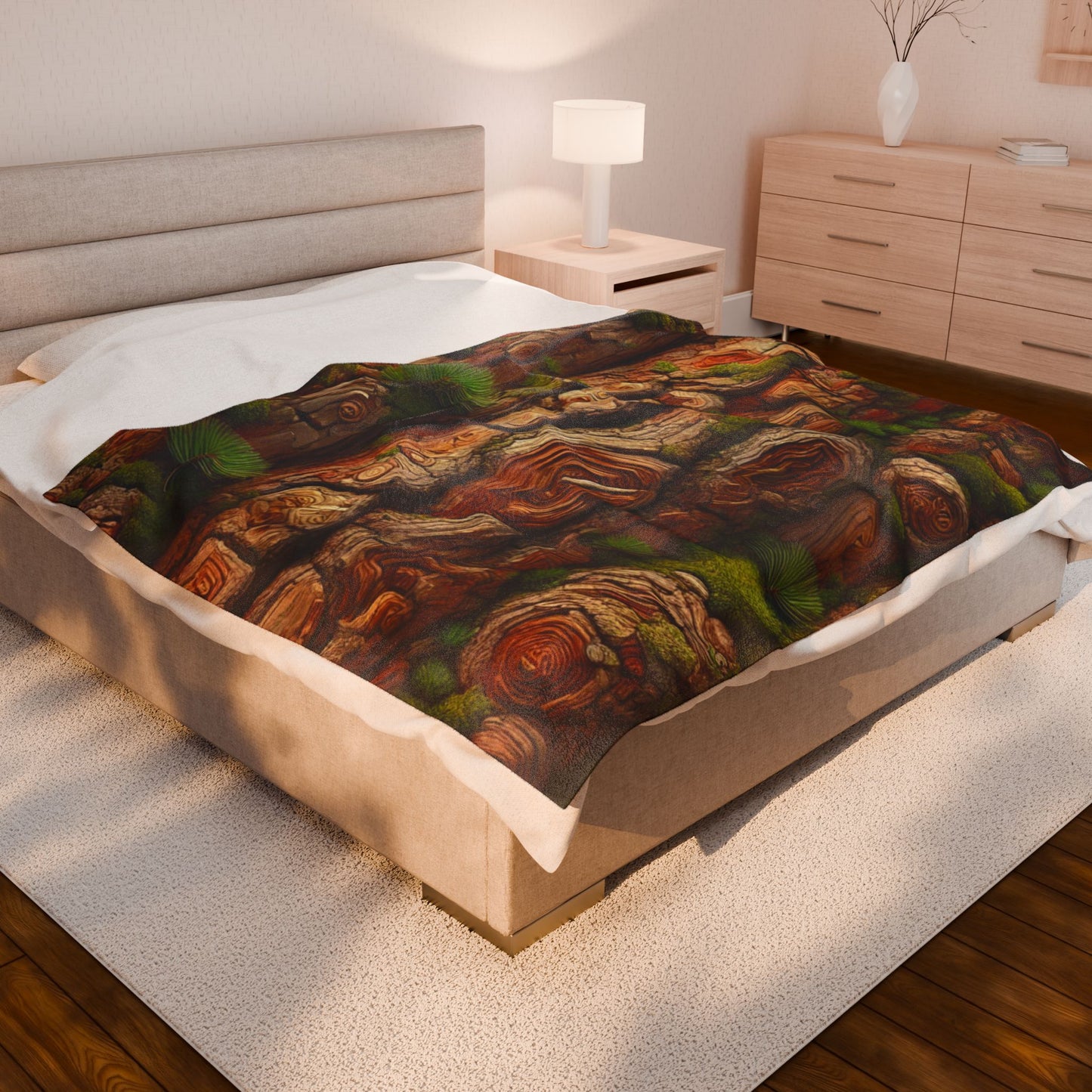 "The Golden Grove" Blanket | The Forest Line – Cozy, Soft & Inspired by Nature