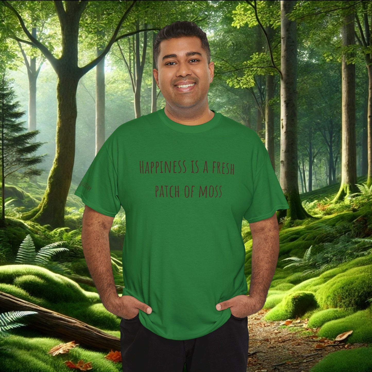 "Happiness Is a Fresh Patch of Moss" Tee | Soft, Cozy, & Squishy