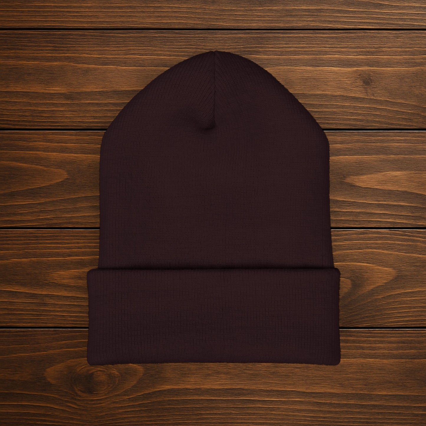 "Moss > Stress" Embroidered Beanie | Stay Warm, Stay Grounded