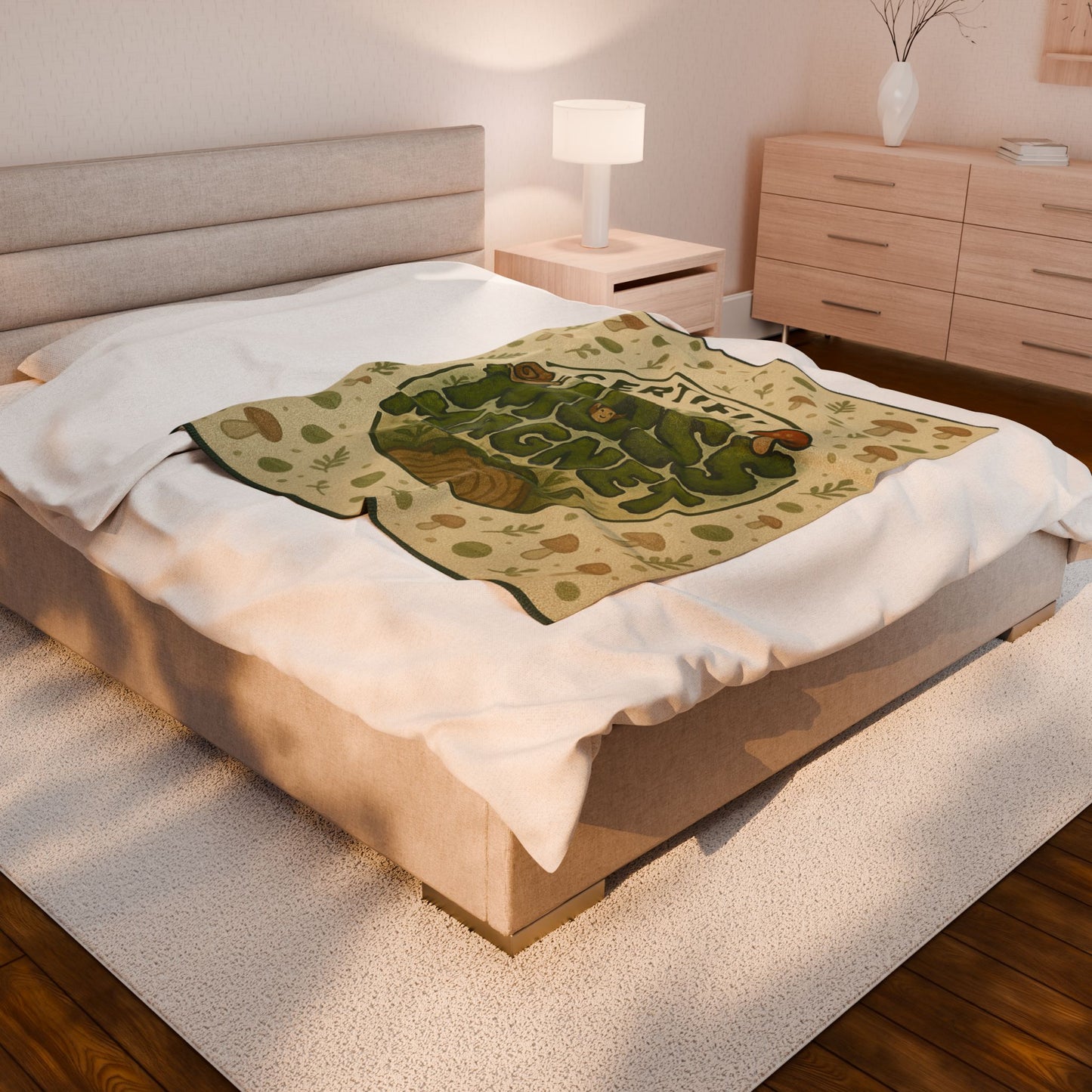 Certified Moss Magnet Blanket | Cozy Forest Creature Throw
