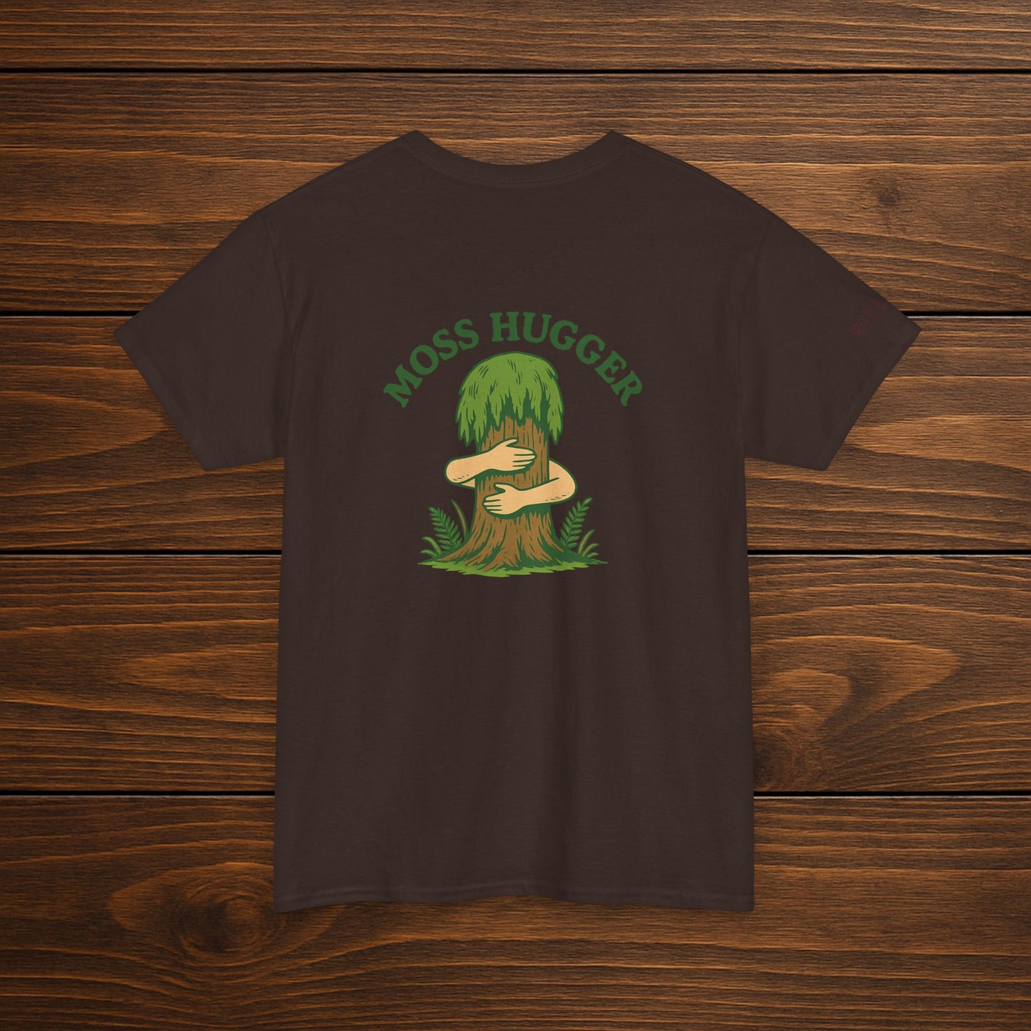 Moss Hugger Tee | Treehugger Back Graphic