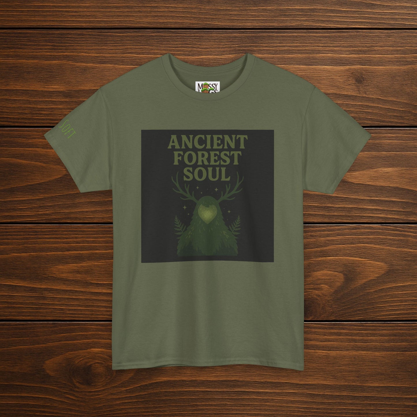 Ancient Forest Soul | Mossy Cryptid Tee
