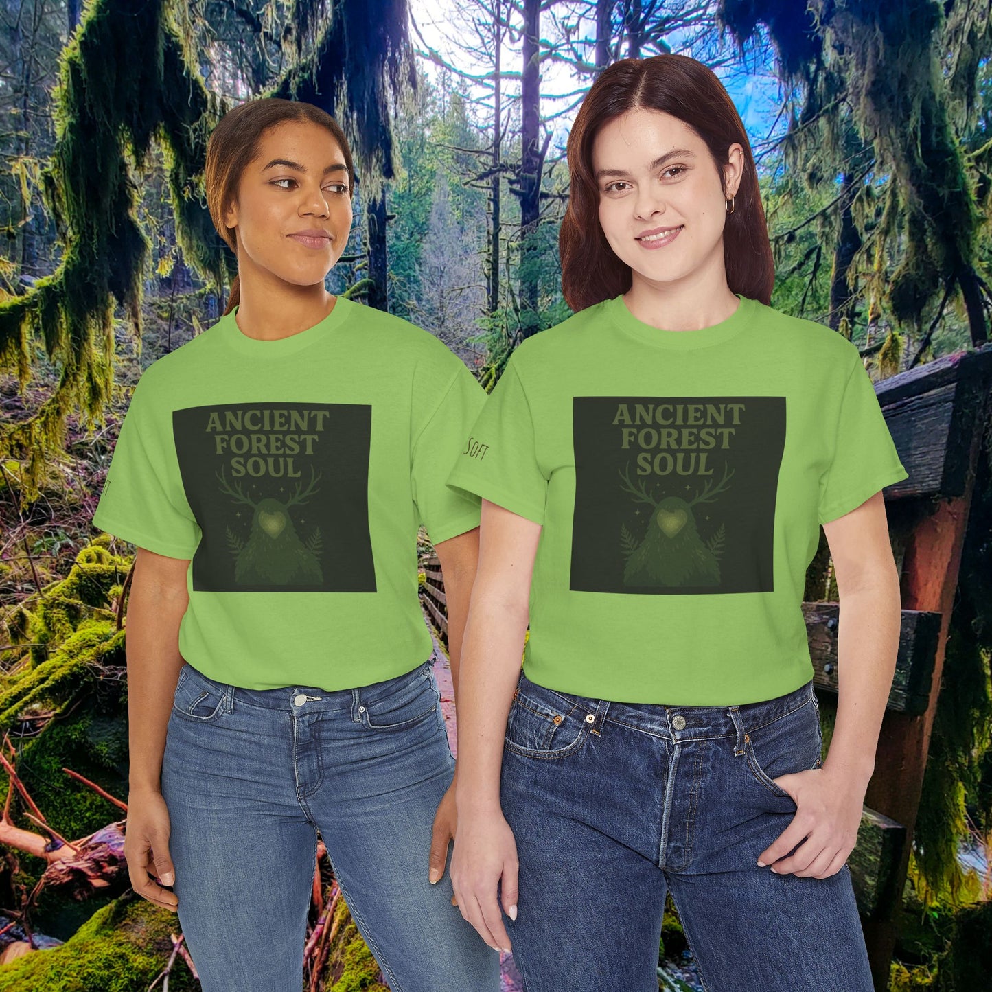 Ancient Forest Soul | Mossy Cryptid Tee
