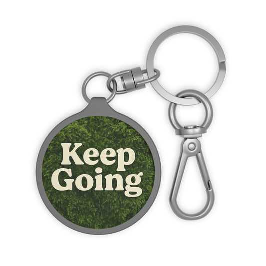 Keep Going | Mossy Keyring Reminder