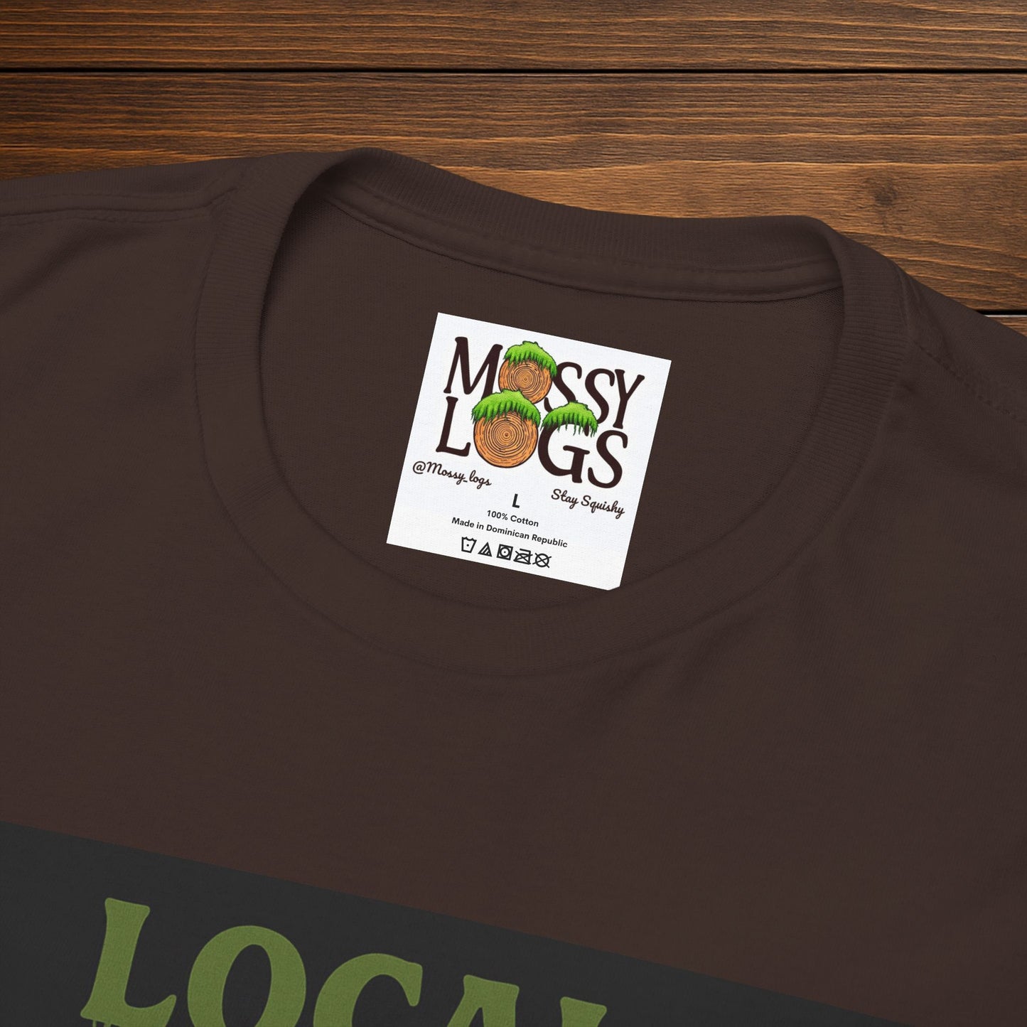Local Moss Cryptid Tee | Soft Forest Creature Design
