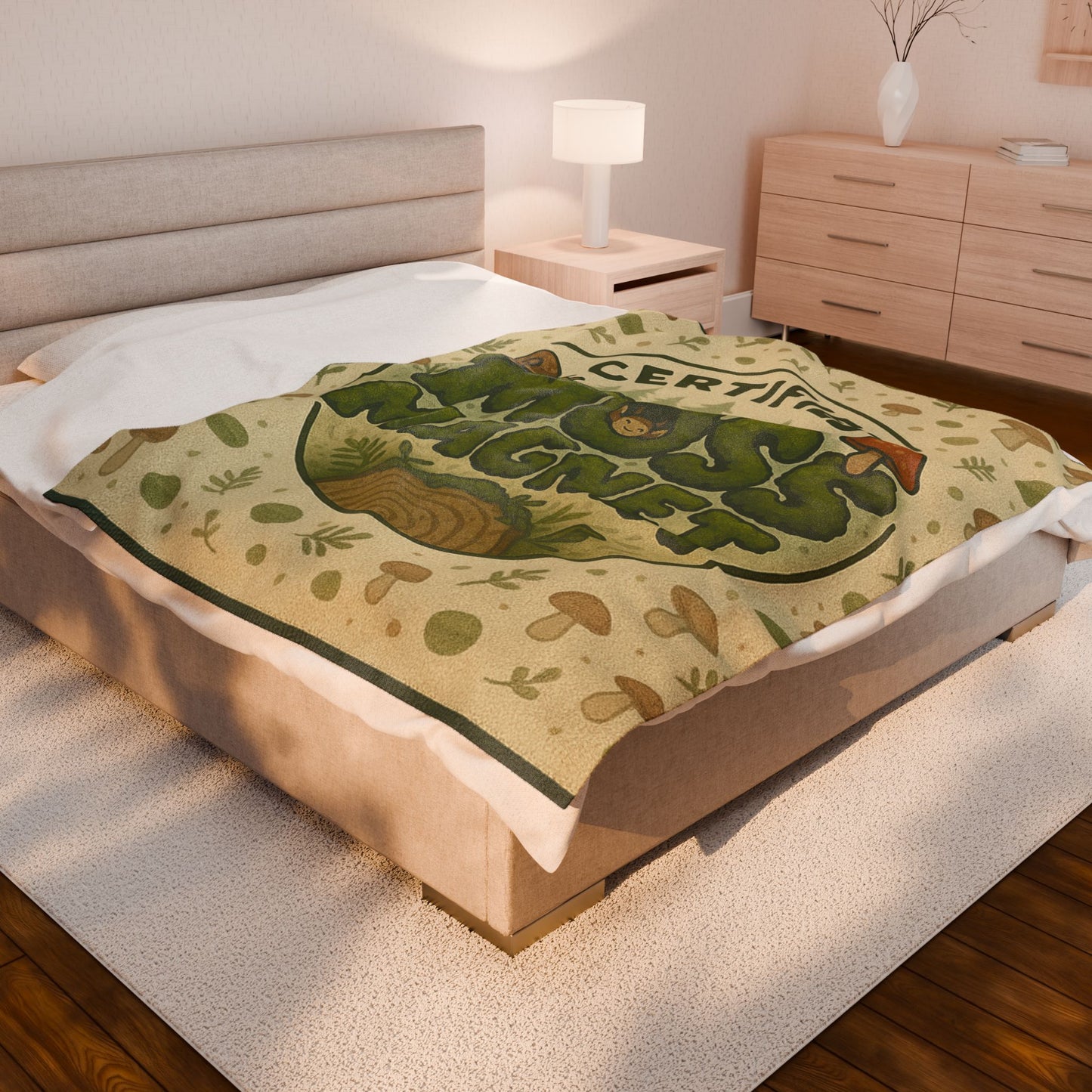 Certified Moss Magnet Blanket | Cozy Forest Creature Throw