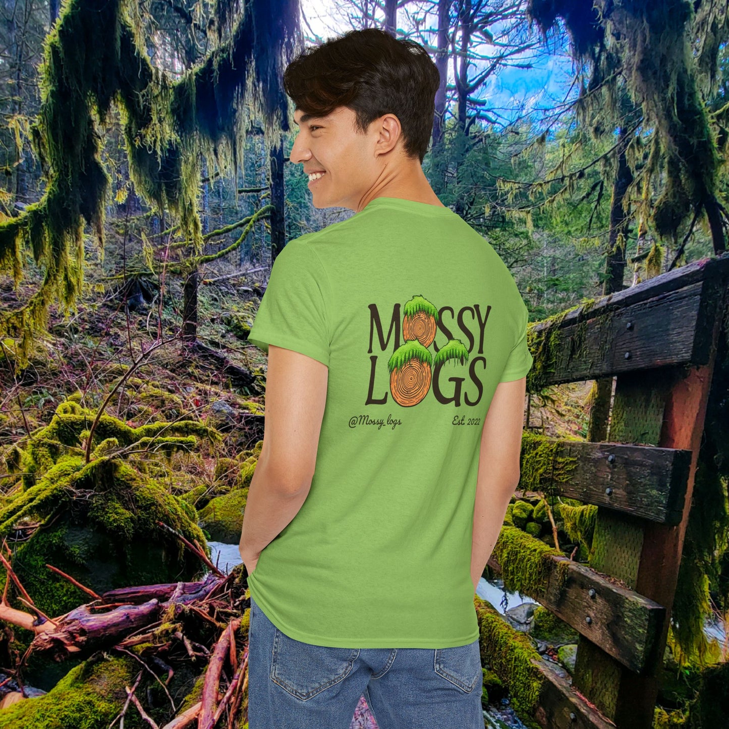 "Find Me Where the Moss Is" Tee | Nature-Lover'z Cozy T-Shirt