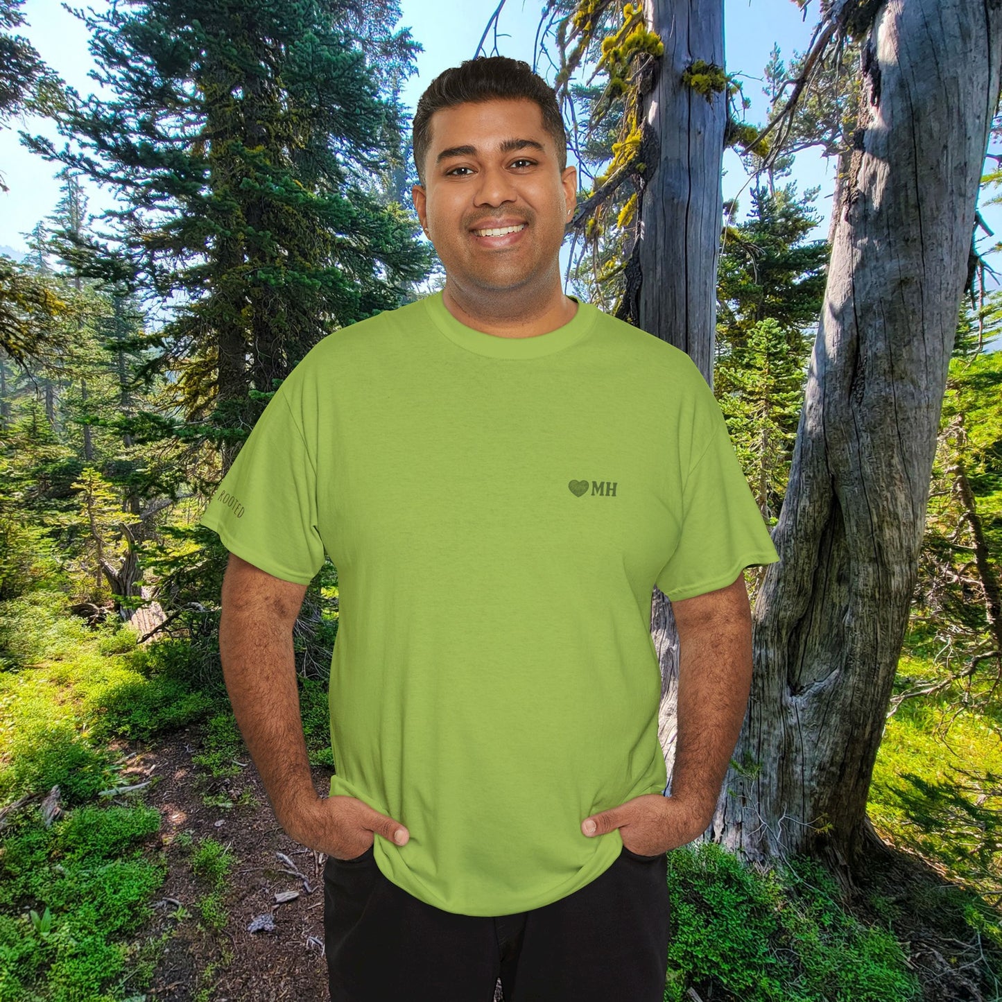 Moss Hugger Tee | Treehugger Back Graphic