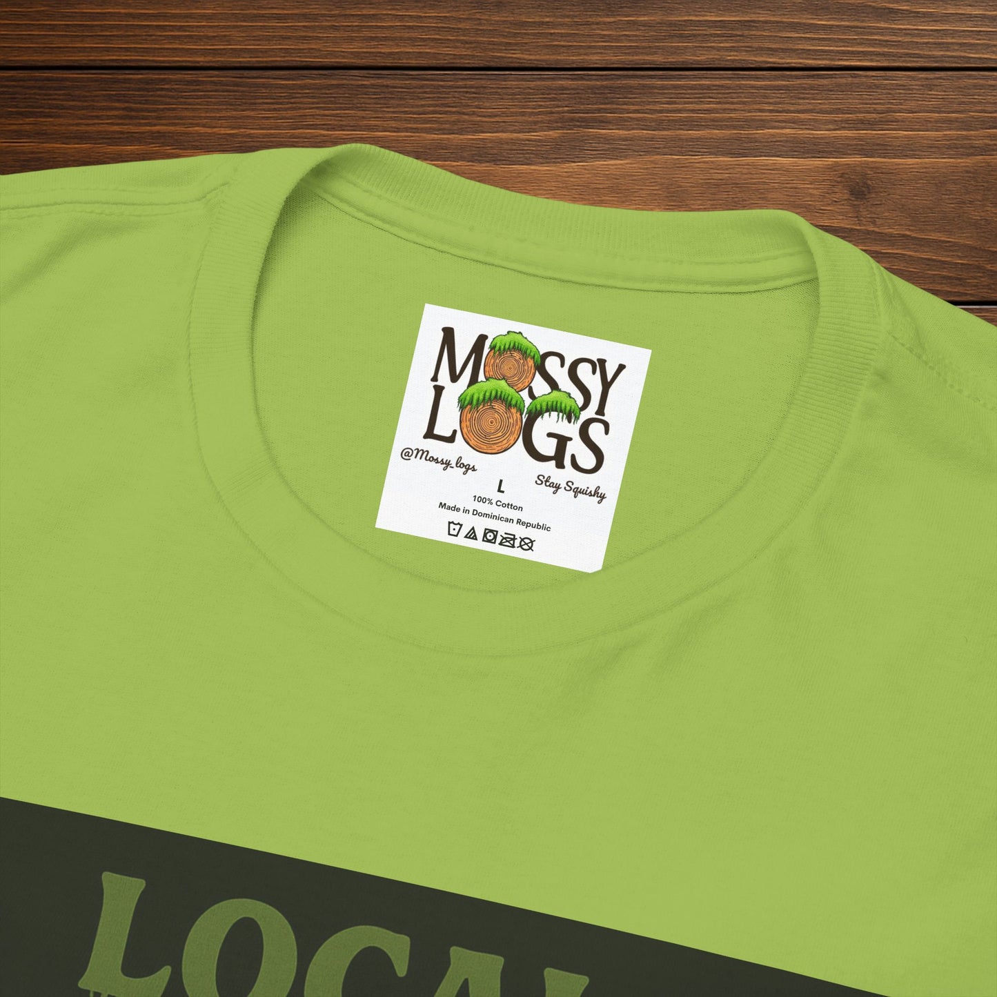 Local Moss Cryptid Tee | Soft Forest Creature Design