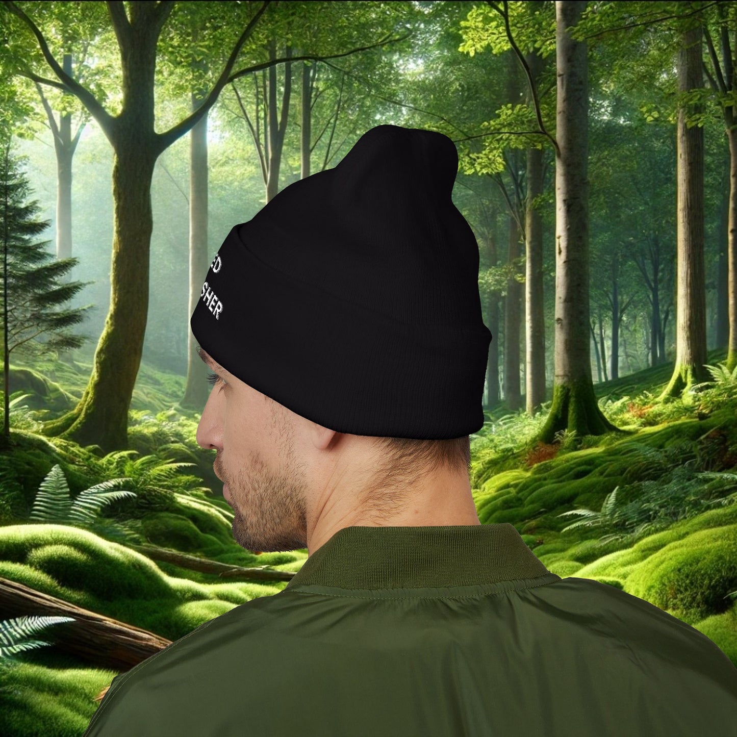 "Certified Moss Squisher" Embroidered Beanie | Stay Warm & Squishy