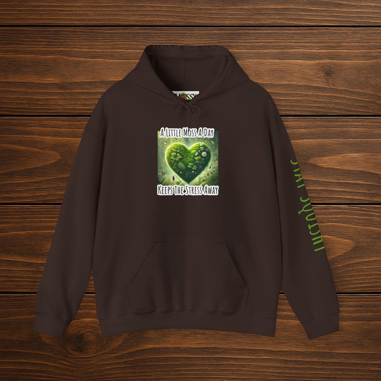 "Moss Therapy" Hoodie | Cozy Comfort for a Calm Mind