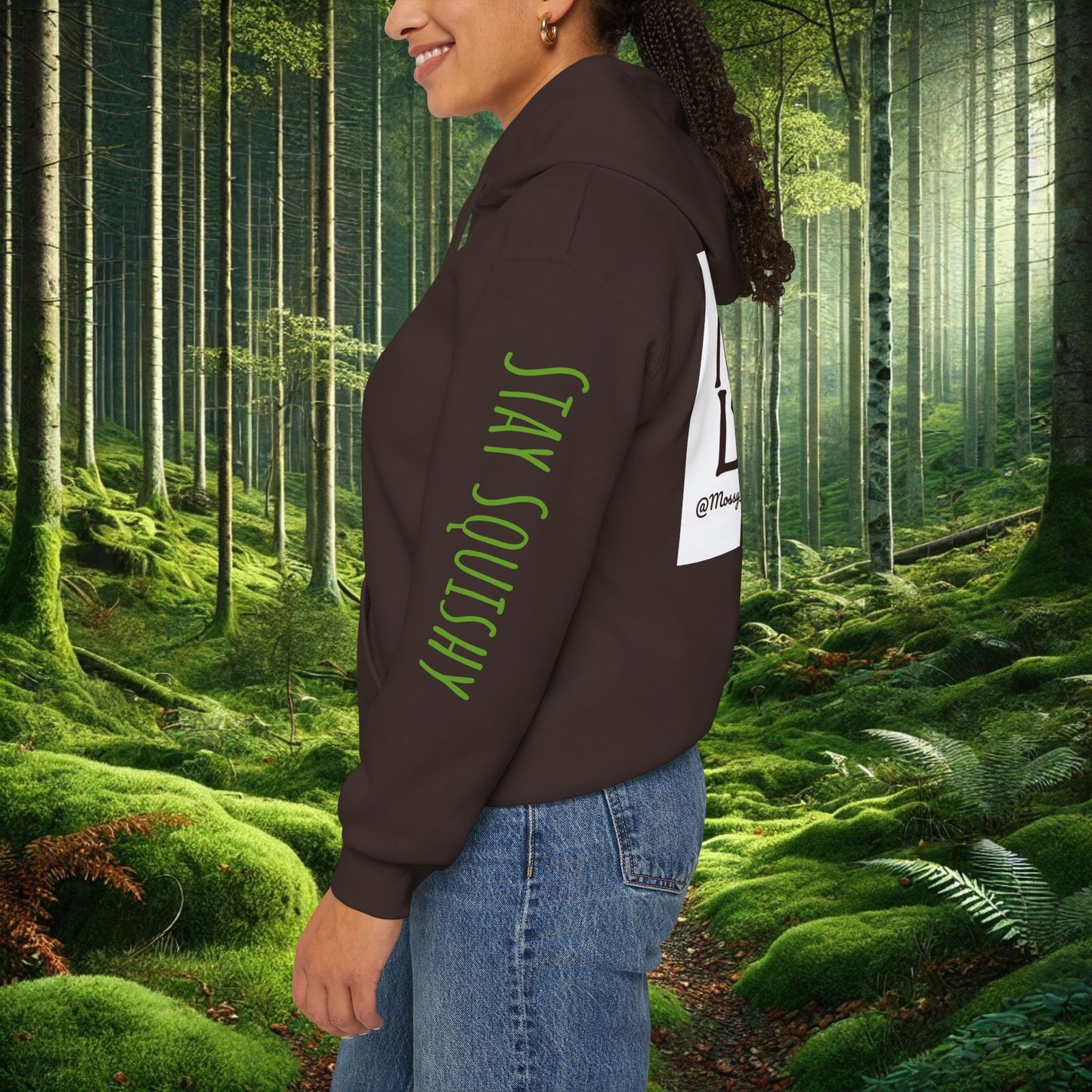 "Happiness Is a Fresh Patch of Moss" Hoodie | Cozy, Soft & Squishy