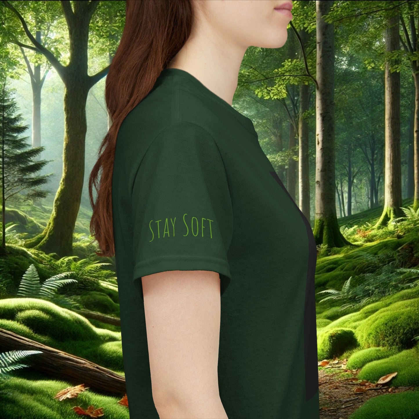 Local Moss Cryptid Tee | Soft Forest Creature Design