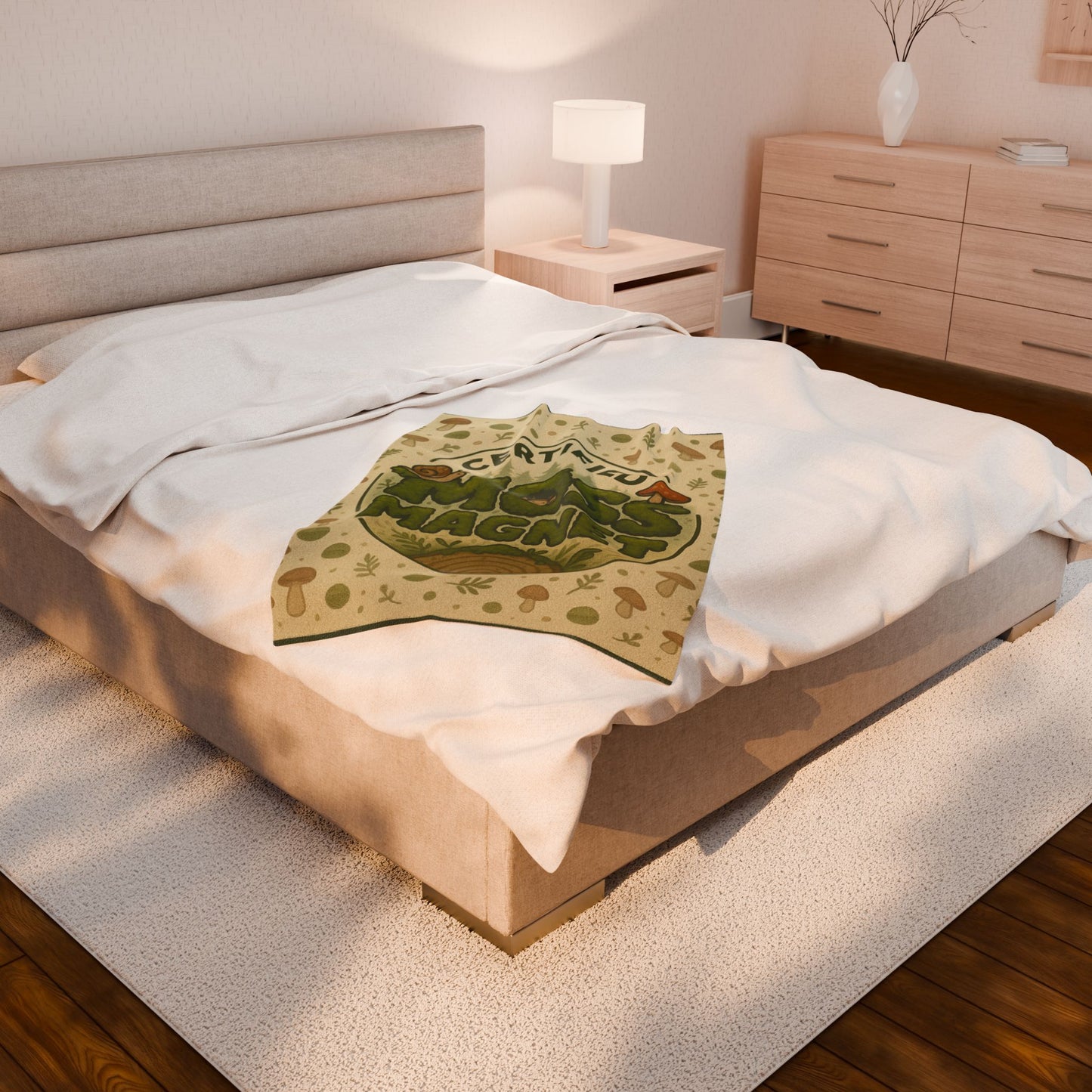 Certified Moss Magnet Blanket | Cozy Forest Creature Throw