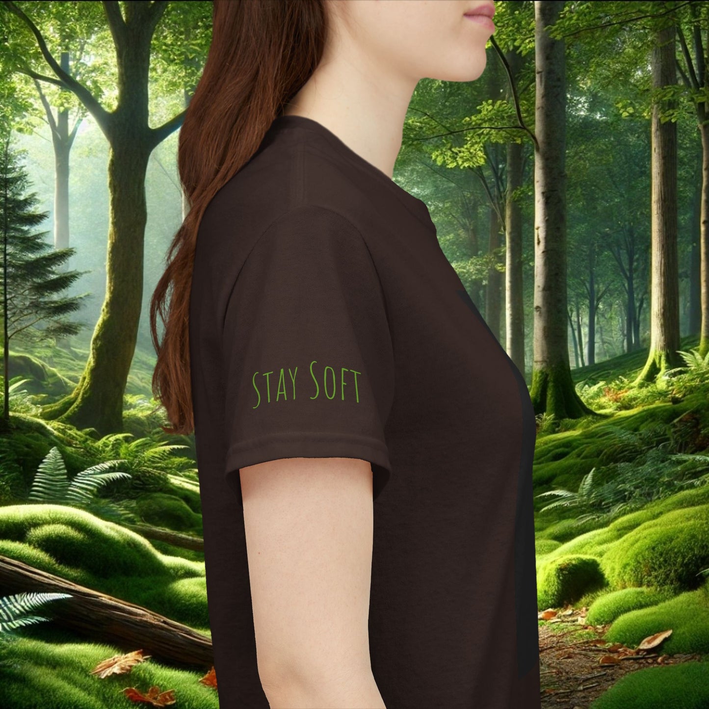 Local Moss Cryptid Tee | Soft Forest Creature Design