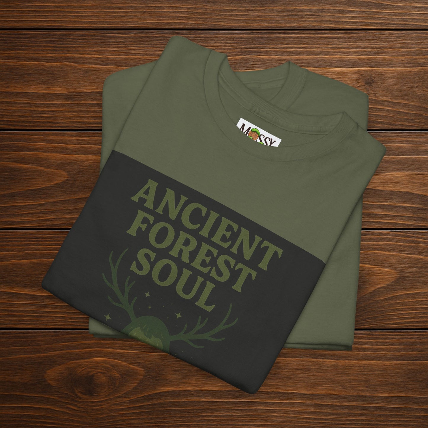 Ancient Forest Soul | Mossy Cryptid Tee