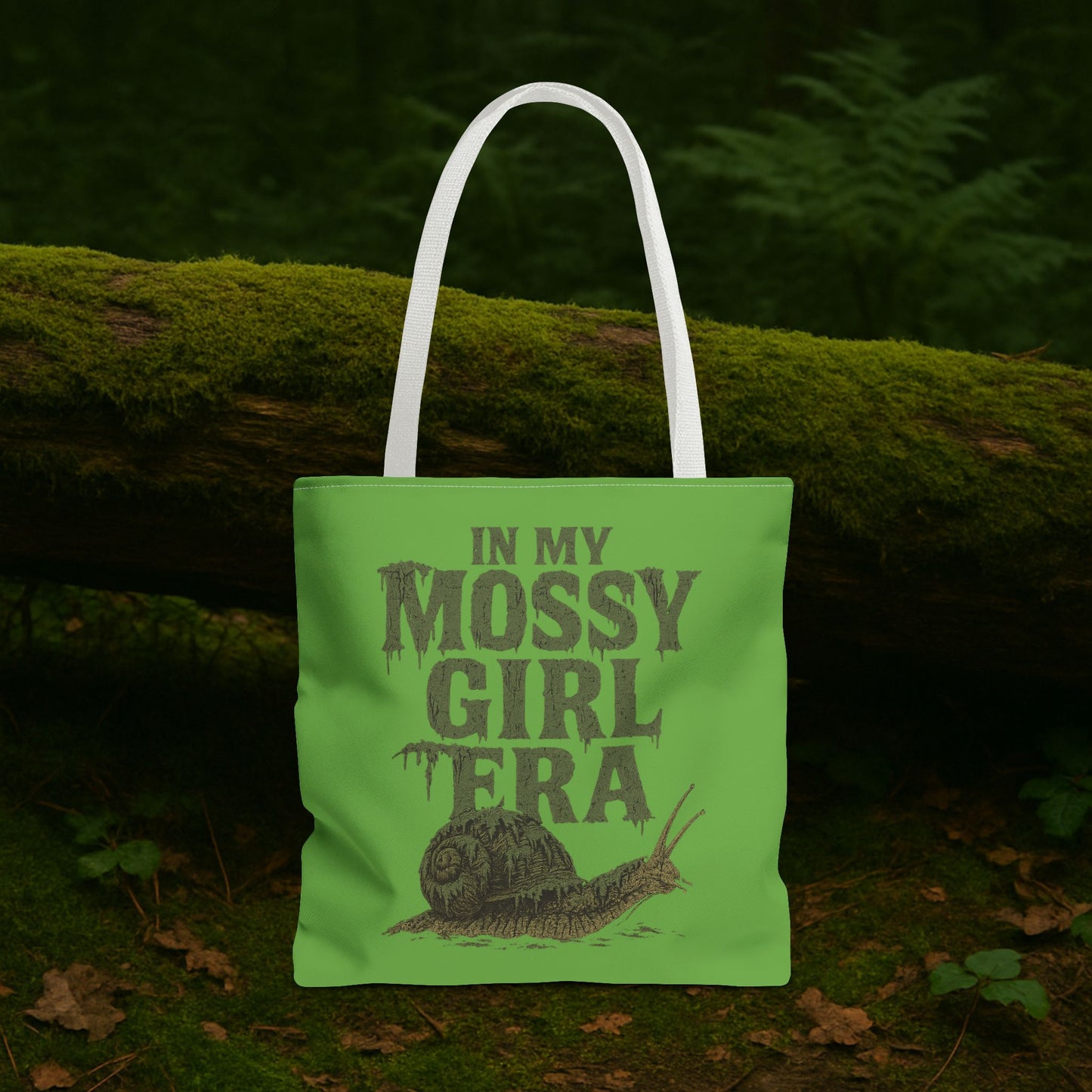 Mossy Girl Era Snail Tote