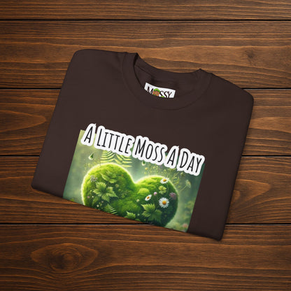 "Moss Therapy" Crewneck | Cozy Up & Let Nature Heal