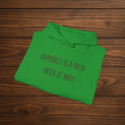 "Happiness Is a Fresh Patch of Moss" Hoodie | Cozy, Soft & Squishy