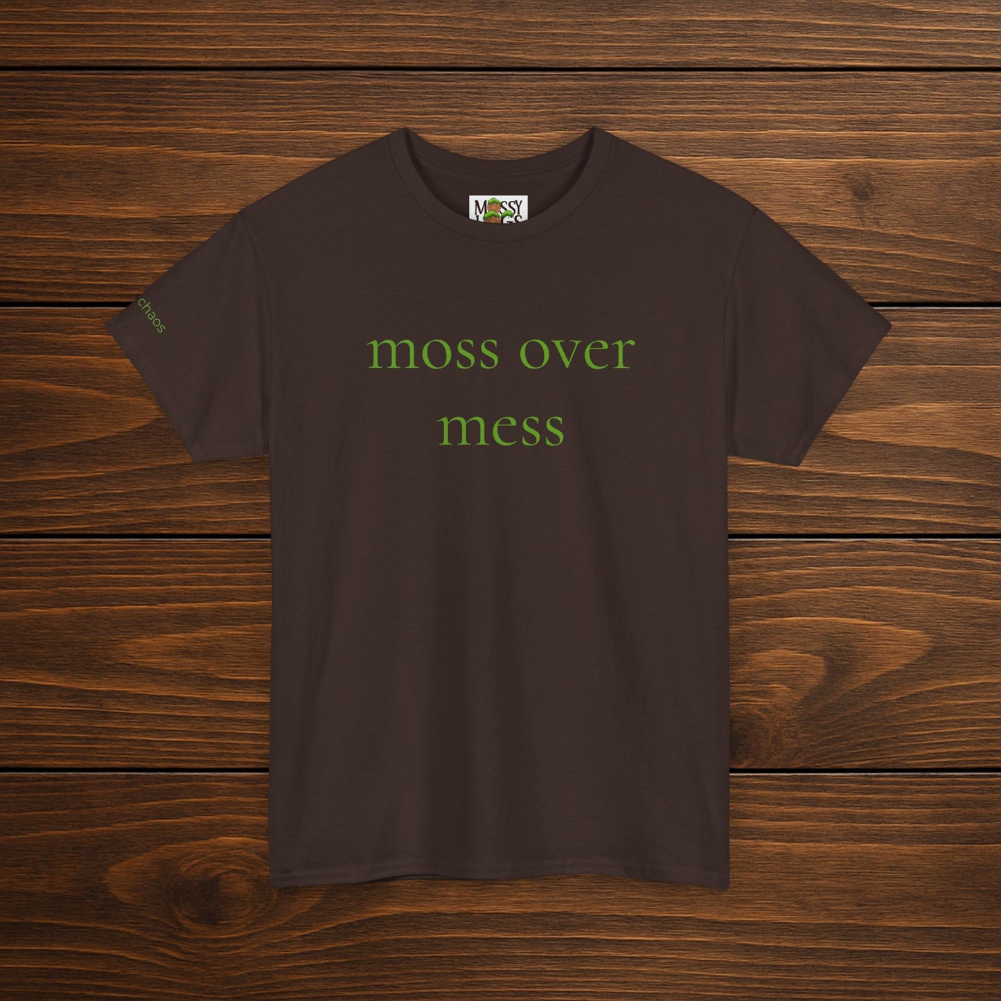 Moss Over Mess Tee | Forestcore Graphic T-Shirt