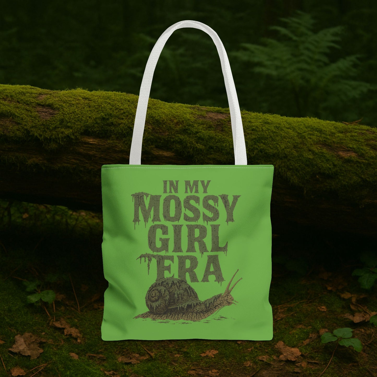 Mossy Girl Era Snail Tote