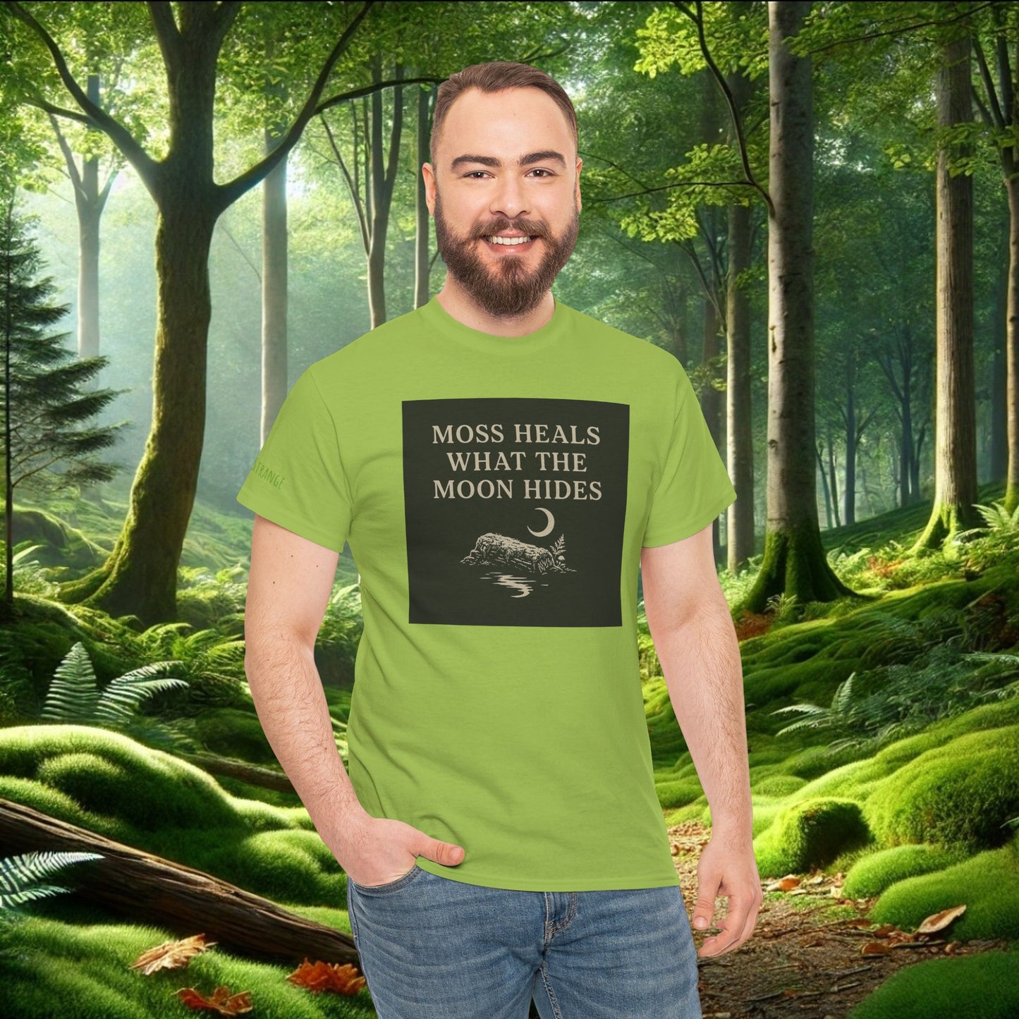 Moss Heals What the Moon Hides Tee | Forestcore Shirt