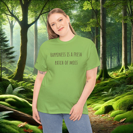 "Happiness Is a Fresh Patch of Moss" Tee | Soft, Cozy, & Squishy