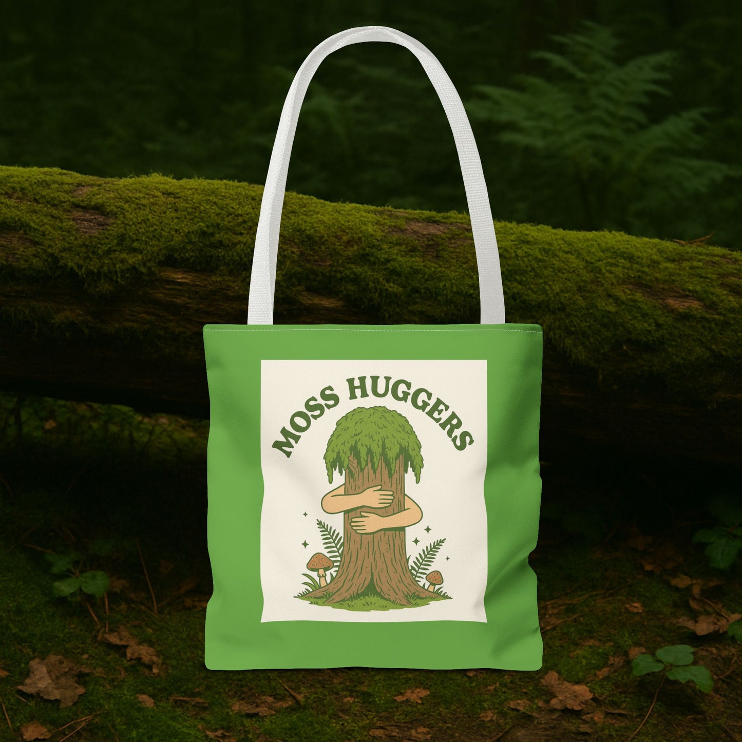 Moss Huggers Unite Tote | Treehugger Graphic
