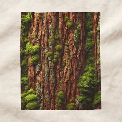 "The Cedar Sanctuary" Blanket | The Forest Line – Cozy, Soft & Inspired by Nature