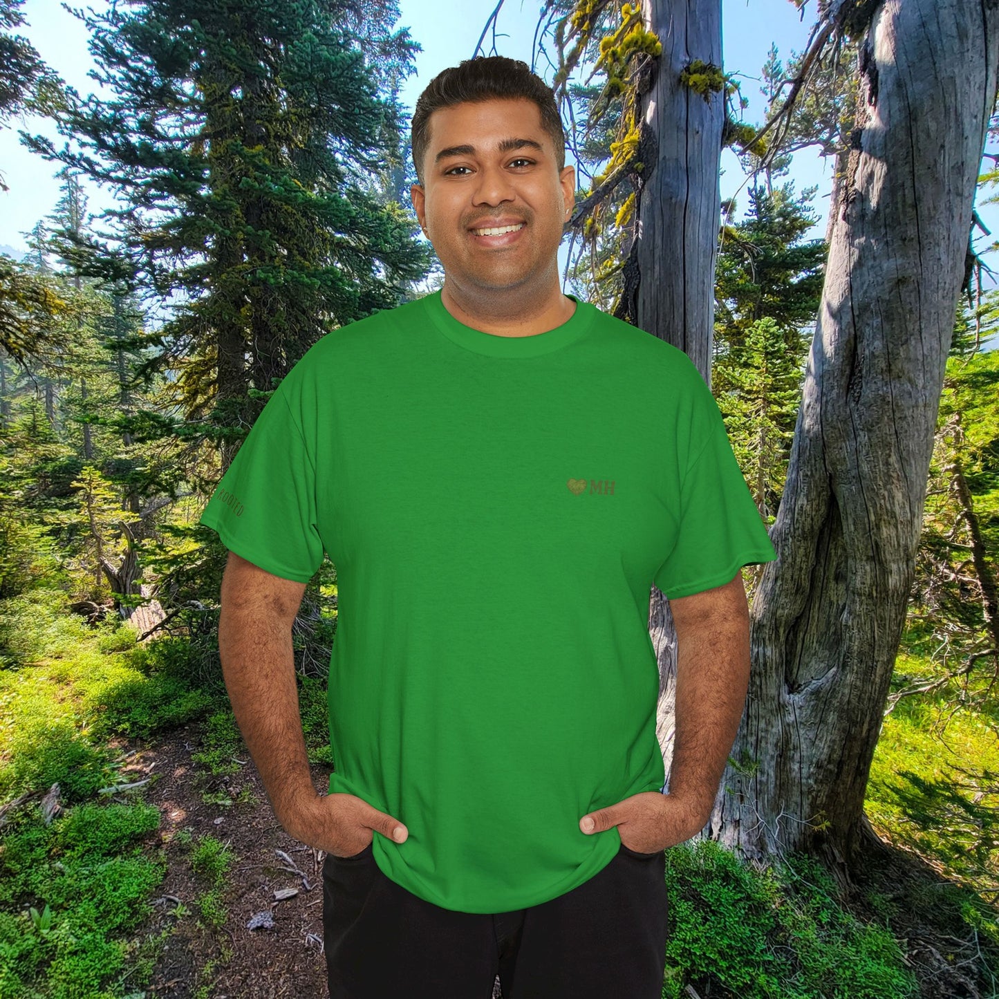 Moss Hugger Tee | Treehugger Back Graphic