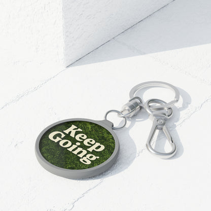 Keep Going | Mossy Keyring Reminder