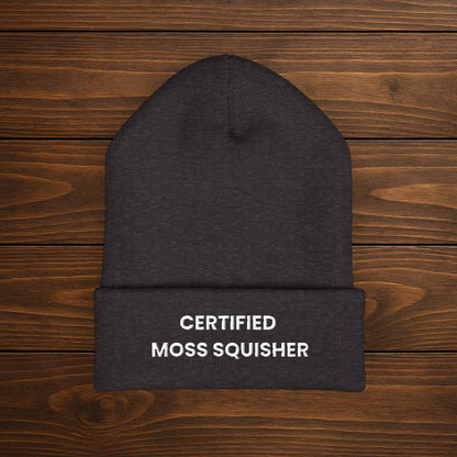 "Certified Moss Squisher" Embroidered Beanie | Stay Warm & Squishy