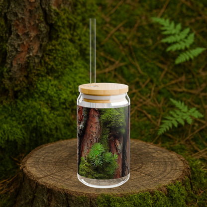 Ponderosa Pine Bark | Forest Texture Glass [16oz]