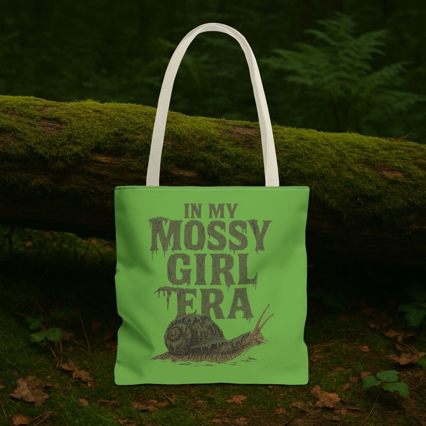 Mossy Girl Era Snail Tote