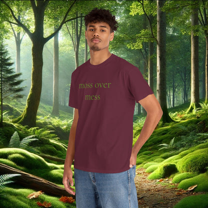 Moss Over Mess Tee | Forestcore Graphic T-Shirt