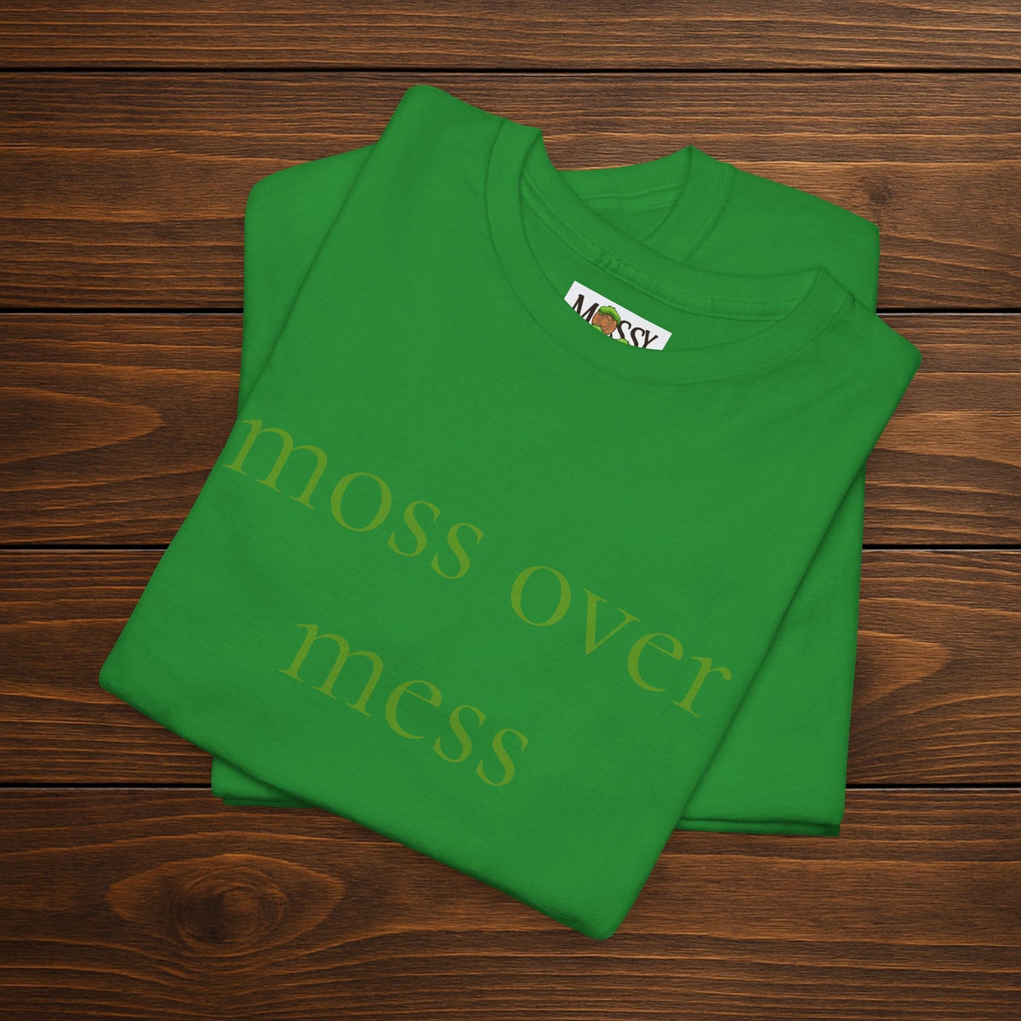 Moss Over Mess Tee | Forestcore Graphic T-Shirt